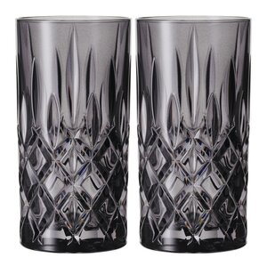 Nachtmann Noblesse Colour longdrinkglass 39,5 cl 2 stk smoke