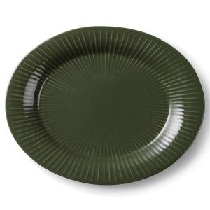 Kähler Hammershøi oval skål 28,5x22,5 cm grønn