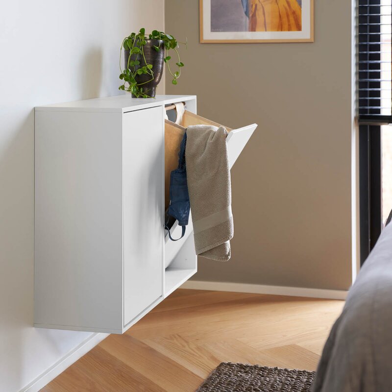 ReCollector Laundry Boks skittentøyskurv 30x43x70 cm Brilliant White