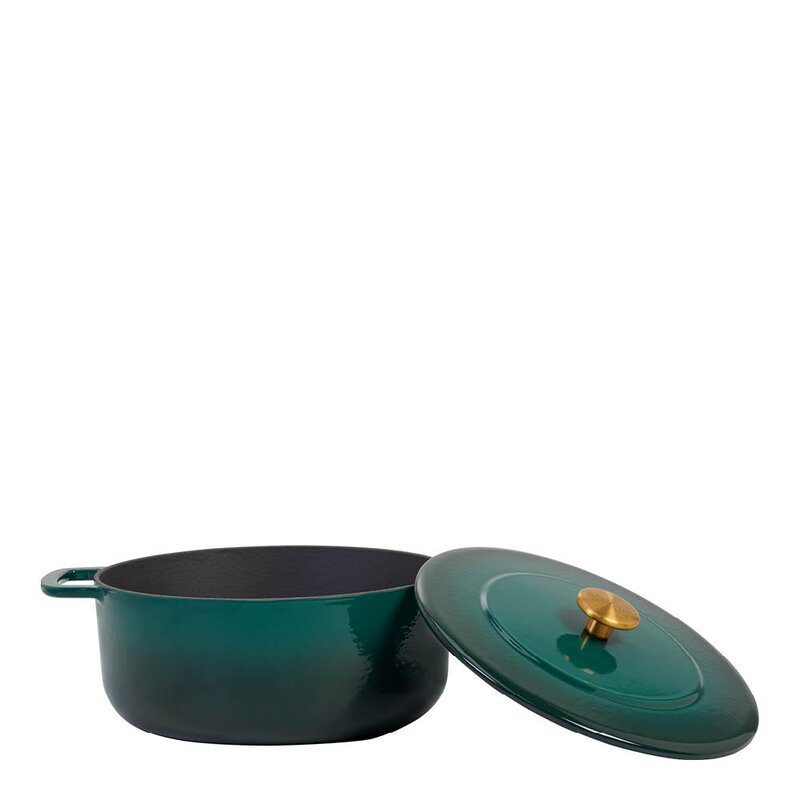 Combekk Støpejernsgryte 28 cm 5,3L holly green
