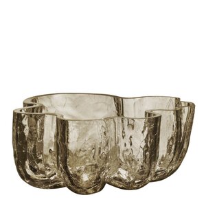 Kosta Boda Crackle bolle 25 cm taupe
