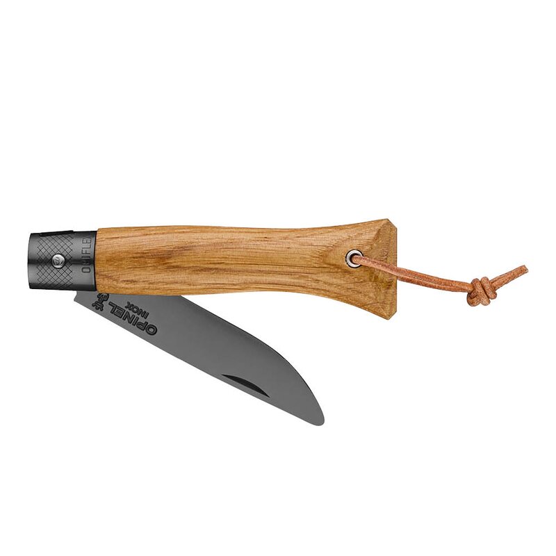 Opinel néo6 Opiflex lommekinv 7 cm svart eik