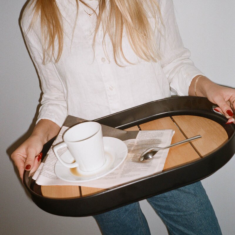 Rosendahl Carry me brett 48x31 cm svart