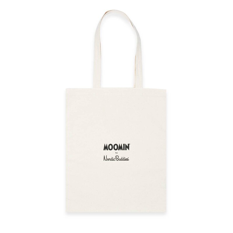 Nordicbuddies Mummi handlenett 38,5x42 cm Sniff med appelsiner beige