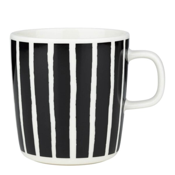 Marimekko Piccolo kopp 40 cl svart/hvit