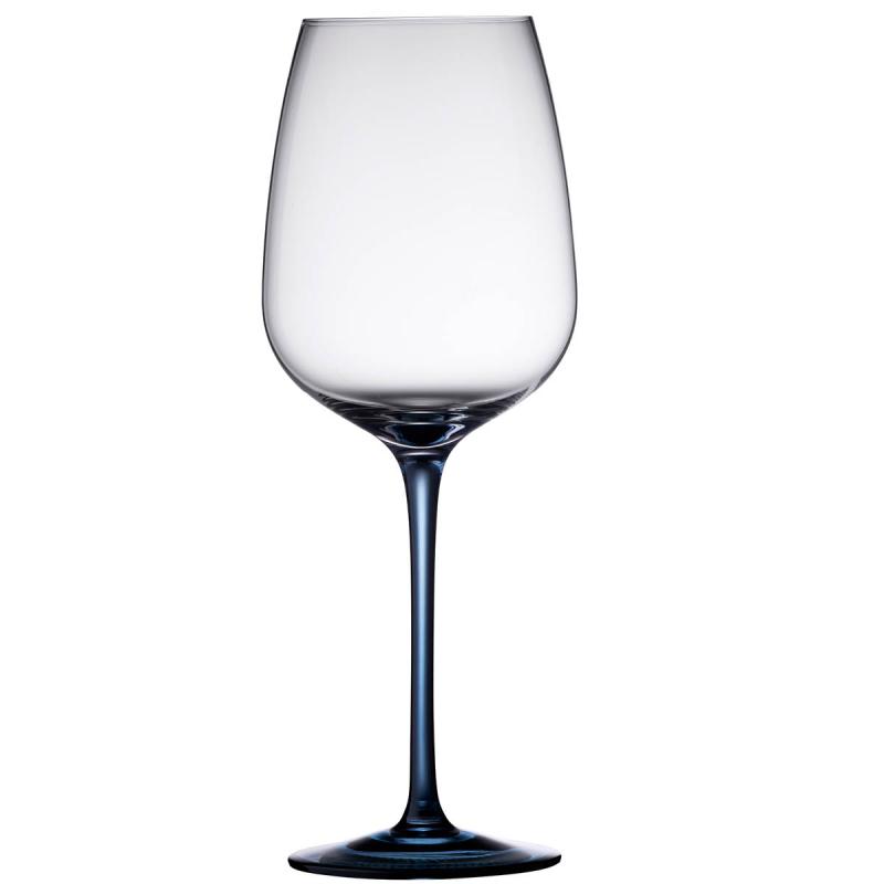 Lyngby Glas Vienna vinglass 53 cl 4 stk blå