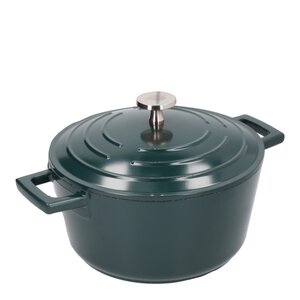 MasterClass Cast Aluminium gryte 2,5L 21 cm hunter green