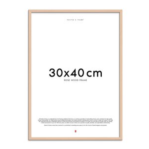 Poster & Frame Treramme 30x40 cm rose