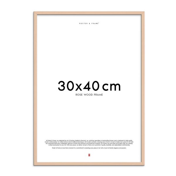 Poster & Frame Treramme 30x40 cm rose