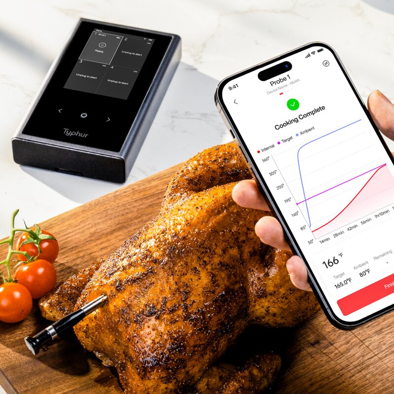 Thyphur Sync Quad trådløst steketermometer Wifi & Bluetooth
