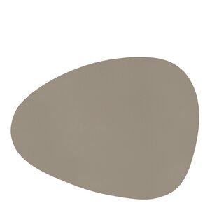 Ziczac Stone dekkebrikke 43x32 cm organisk taupe