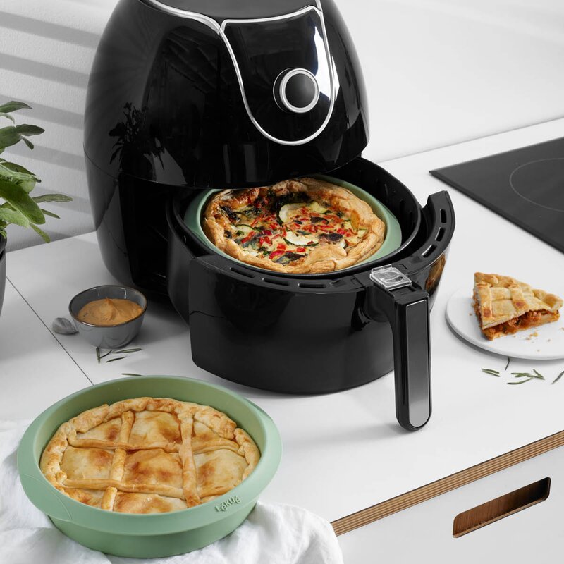 Lékué Silikonform til airfryer 20 cm grønn