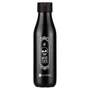 Les Artistes Bottle Up Design Design termoflaske 0,5L svart/hvit whatever