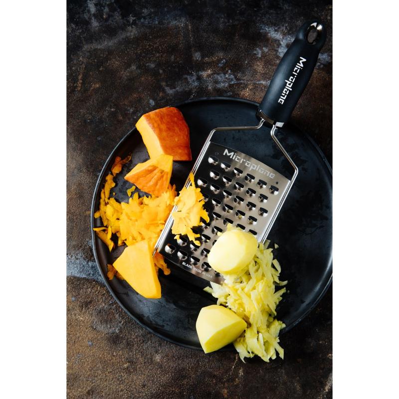 Microplane Gourmet Ultra Coarse rivjern bredt ekstra grovt svart