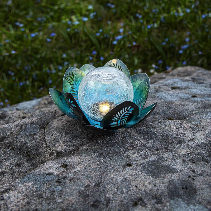 Star Trading Lilly solcelleddekorasjon 482-81 12x24 cm sølv