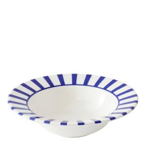 Spode Steccato skål 19 cm koboltblå