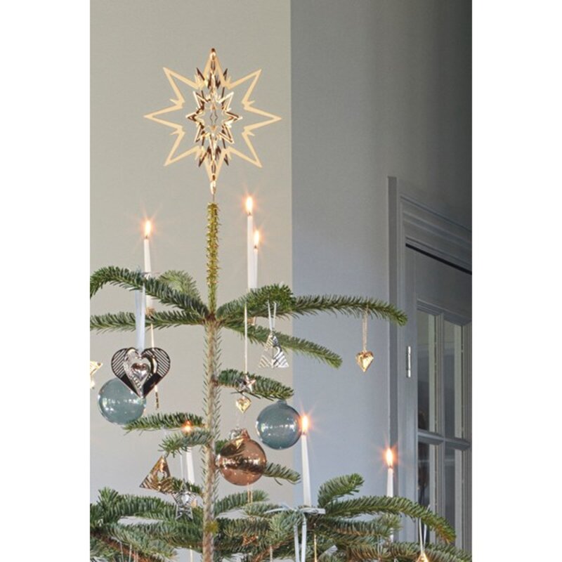 Georg Jensen Top Star toppstjerne medium 21 cm sølv
