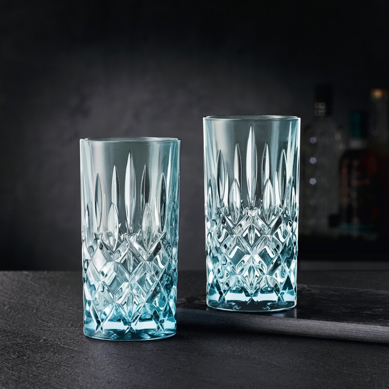 Nachtmann Noblesse Colour longdrinkglass 39,5 cl 2 stk aqua