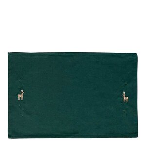 Juna Christmas Fable dekkebrikker Reinsdyr 49x32 cm grønn