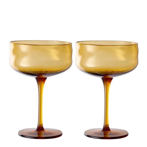 Paveau Swirl Coupe-cocktail glass 26 cl 2 stk Dune