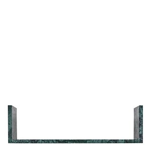 House Doctor Marr hylle i marmor 50x14x14 cm grønn