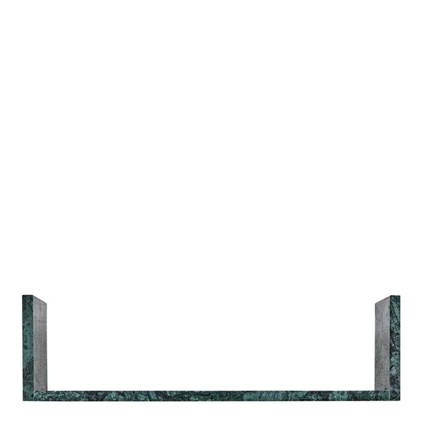 House Doctor Marr hylle i marmor 50x14x14 cm grønn