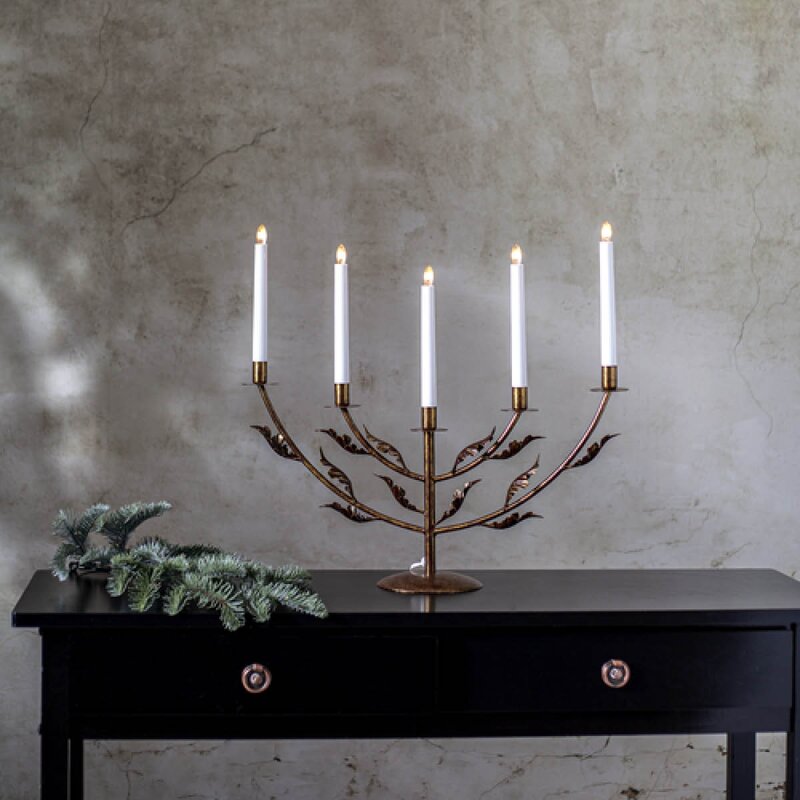 Star Trading Grace adventsstake 5 armer messing