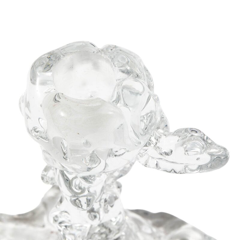 Pols Potten Drip lysestake i glass 14 cm klar
