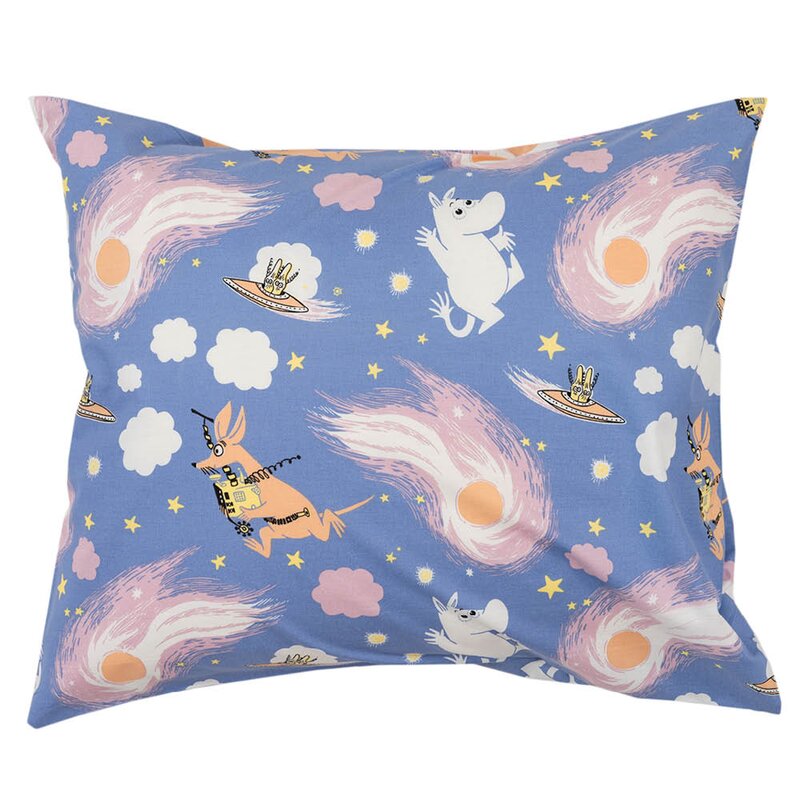 MoominArabia Mummi sengesett 120x160 cm Romeventyr blå
