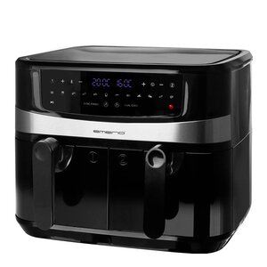 EMERIO Dobbel airfryer 10L svart