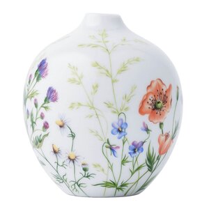 Royal Copenhagen Vårkolleksjon vase 2026 13 cm markblomster