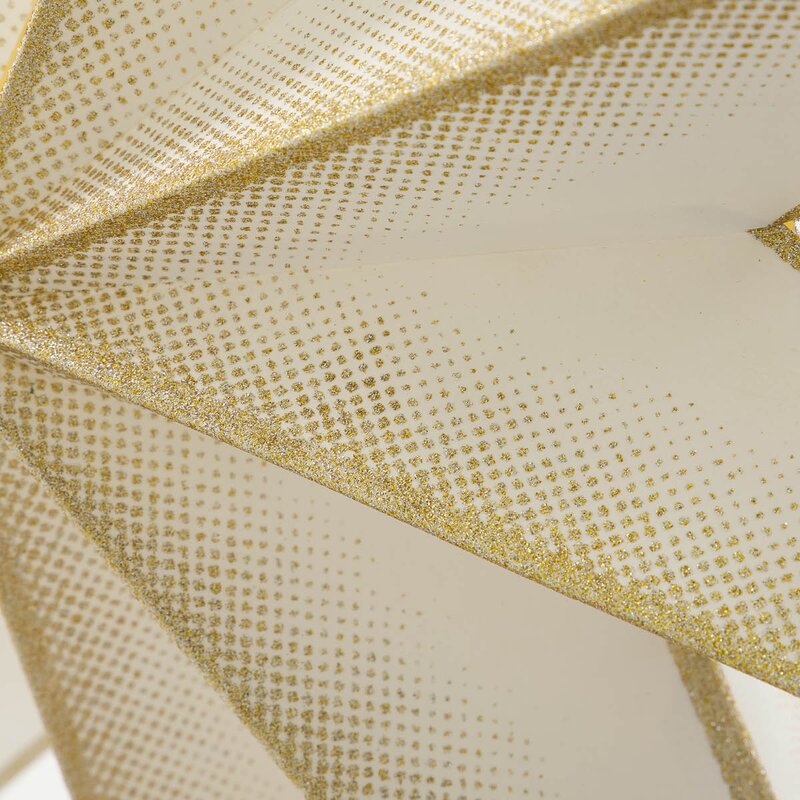 House Doctor 9 Point adventsstjerne 60 cm off-white champagne