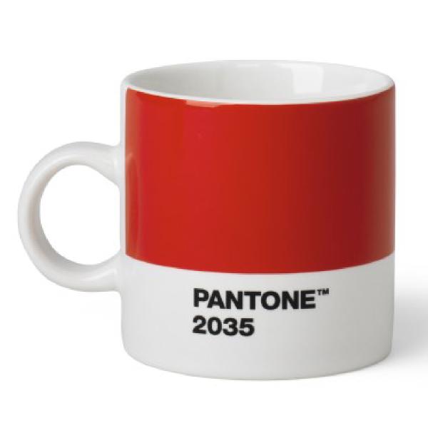 Copenhagen Design PANTONE espressokopp med hank 12 cl rød