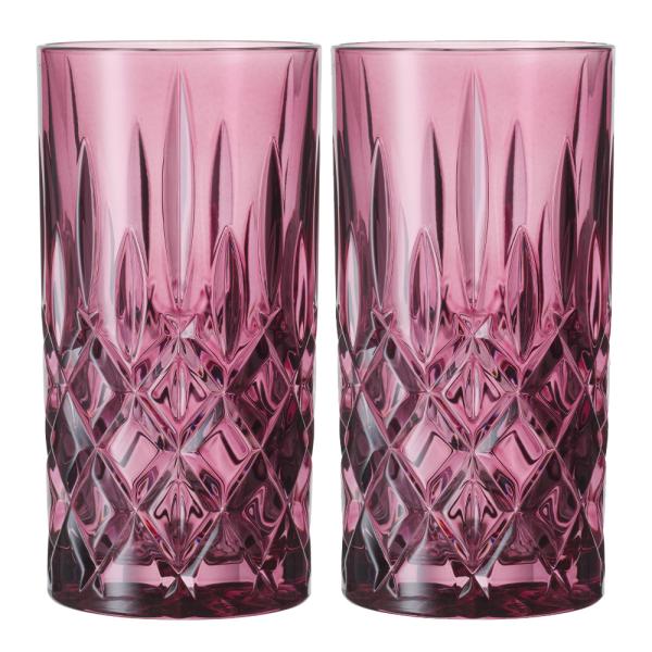 Nachtmann Noblesse Colour longdrinkglass 39,5 cl 2 stk berry