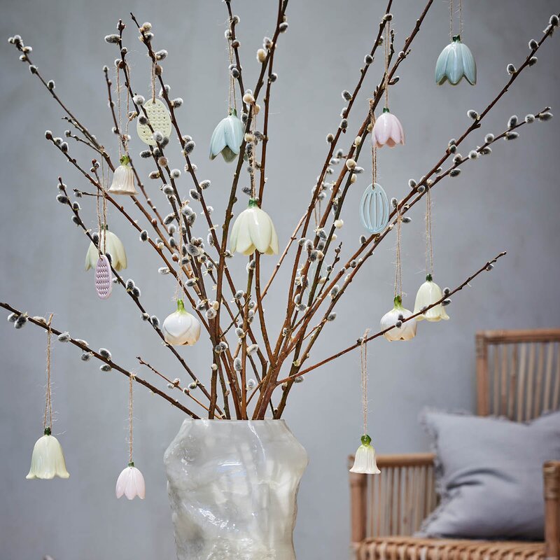 Lene Bjerre Dehlia oppheng keramikk H6,4 cm