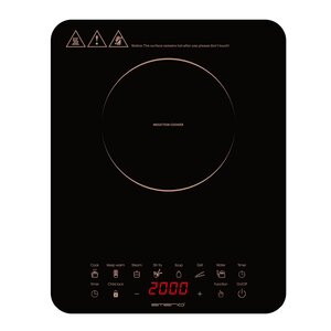 EMERIO Induksjonsplate 32x40 cm svart