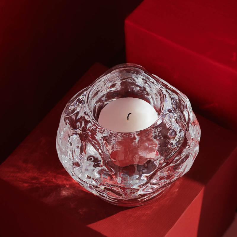 Kosta Boda Snowball votive lysestake 7 cm