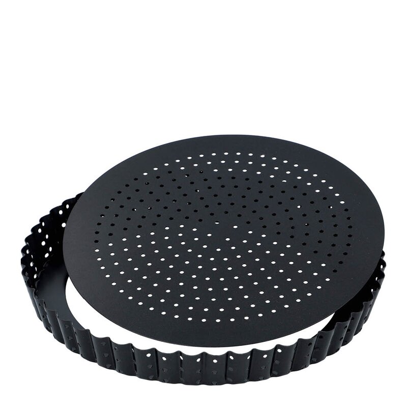 Birkmann Bread Buddies paiform 25 cm perforert svart