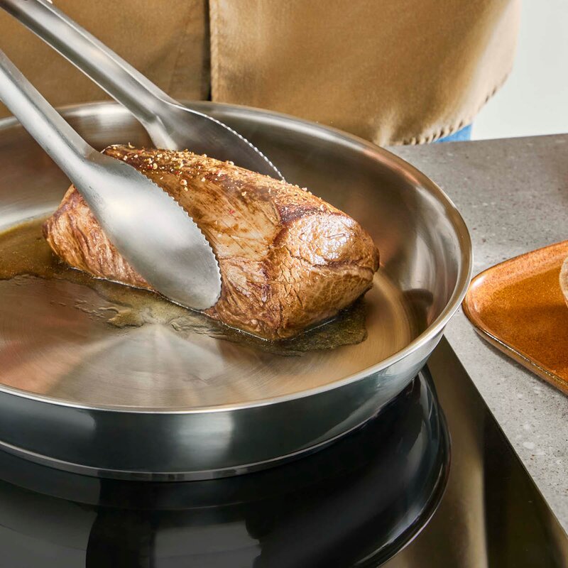 Tefal Emotion Plus SS Uncoated stekepanne 24 cm