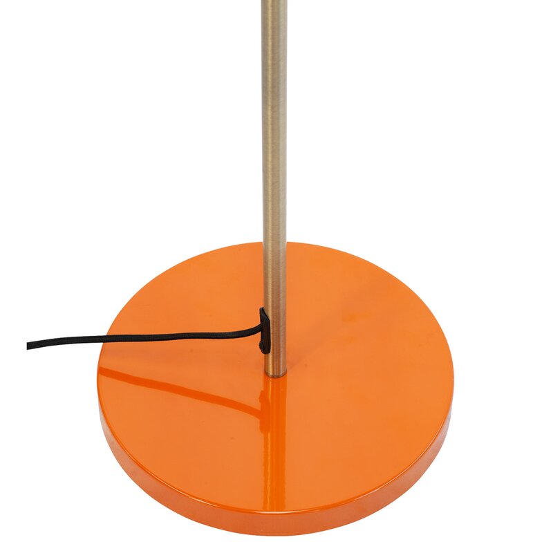 Dyberg Larsen Ocean gulvlampe 160 cm orange/messing