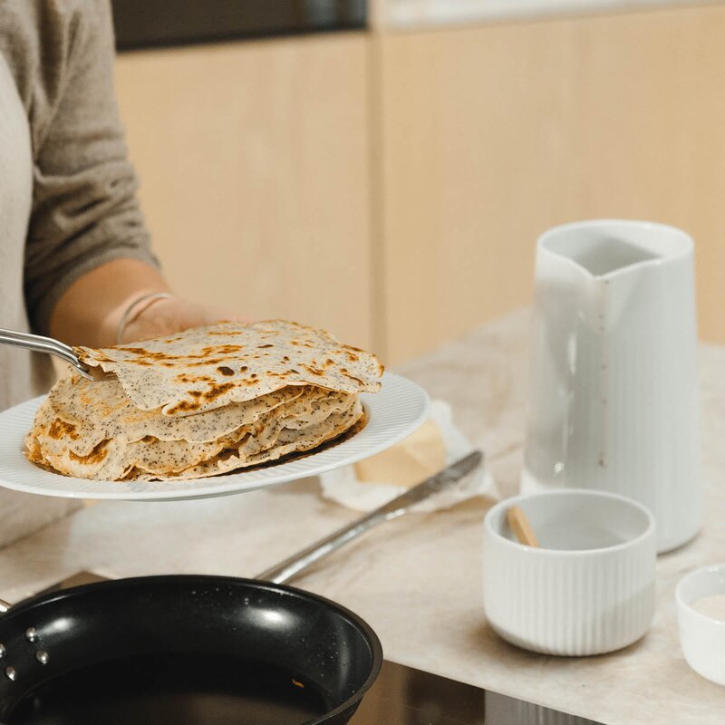 Eva Trio Legio Nova saltkar med lokk og skje