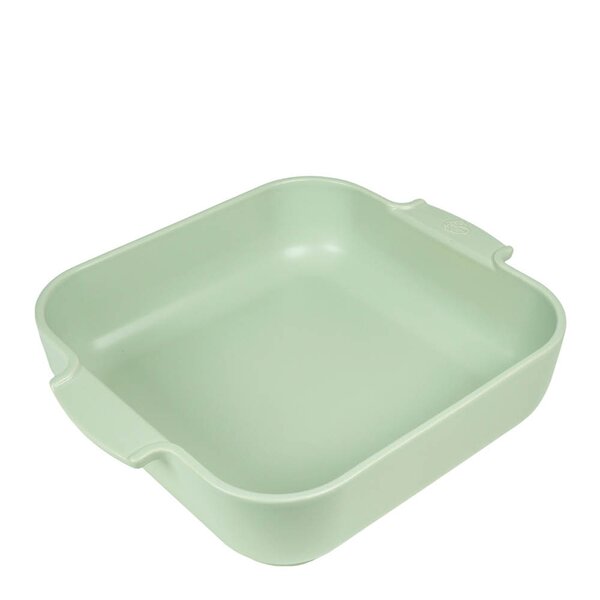 Peugeot Appolia kvadratisk ildfast form 36 cm sage green