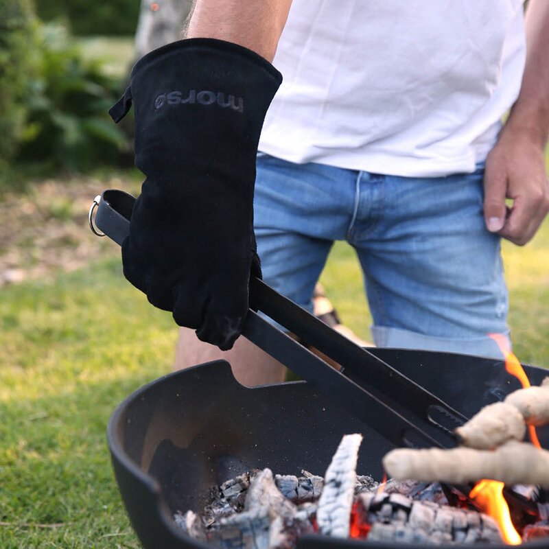 Morsø Peis-/grillhanske semsket skinn høyre 
