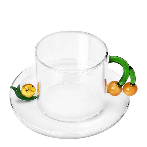 Ichendorf Milano Fruits & flowers tekopp med fat 30 cl snegle