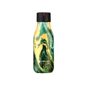 Les Artistes Bottle Up Design termoflaske 0,28L grønn/gull/marmor