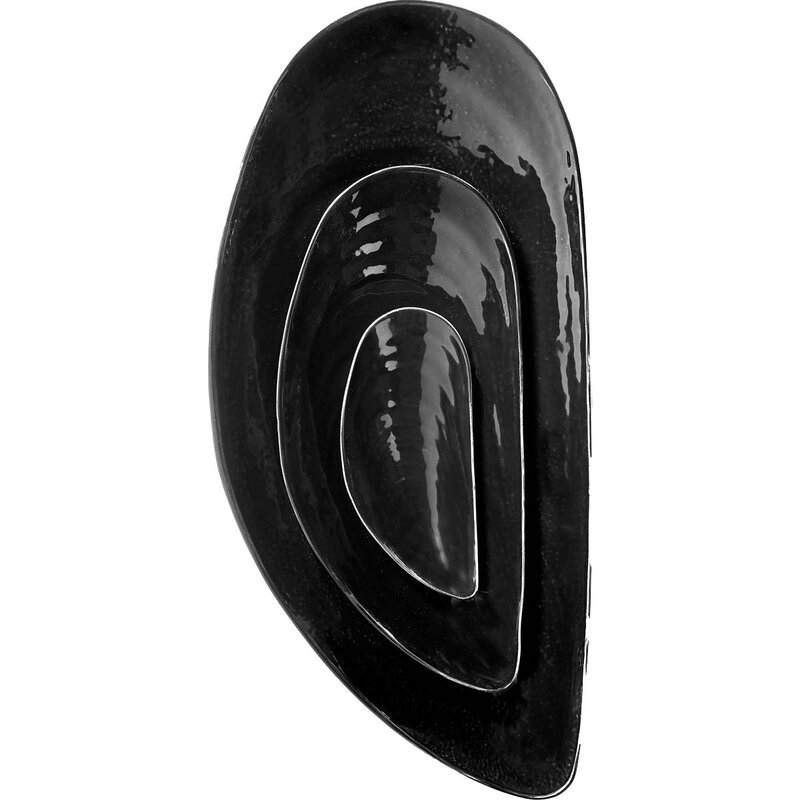 Serax Les Objets Mouleversants skål S 17,5x7,5 cm svart