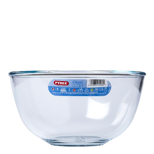 Pyrex Iconic-s bolle 21 cm 2L klar