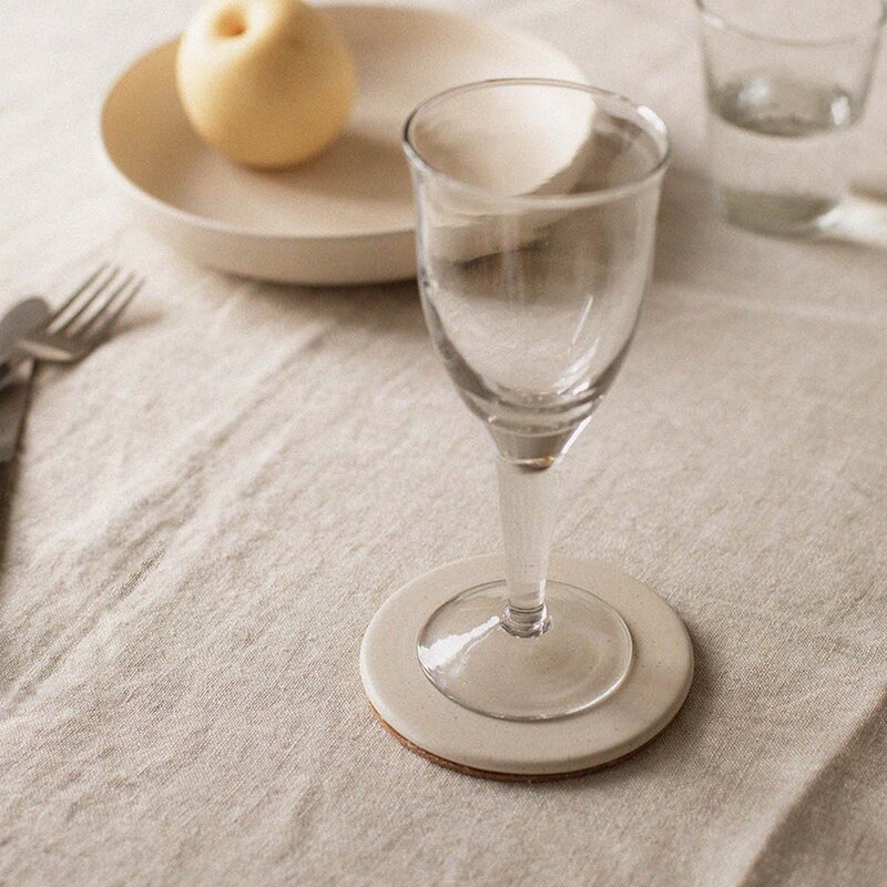 Tell Me More Palermo glassbrikke 11 cm krem