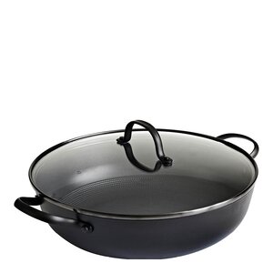 Satake Traktørpanne i støpejern med Honeycomb keramisk belegg 30 cm