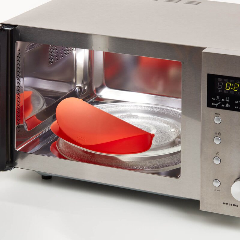 Lékué Omelettform for mikrobølgeovn 23x12 cm rød